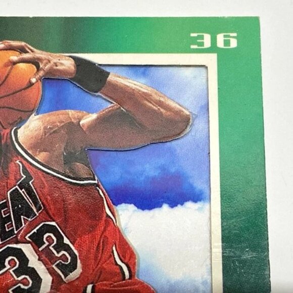 Vintage Skybox 1996-97 E-X2000 Alonzo Mourning NBA Card 36 Miami Heat Rare READ - Picture 11 of 15